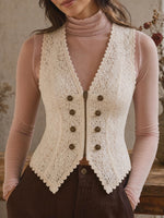 Böhmisches Vintage-Spitzen-Camisole