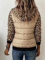 Virina Kakia Tetita Zip-supren Jako Kun Leopardaj Manikoj