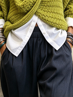 Pantaloni Harem larghi casual chic