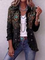 Bohema Paisley Ruffle Jacket
