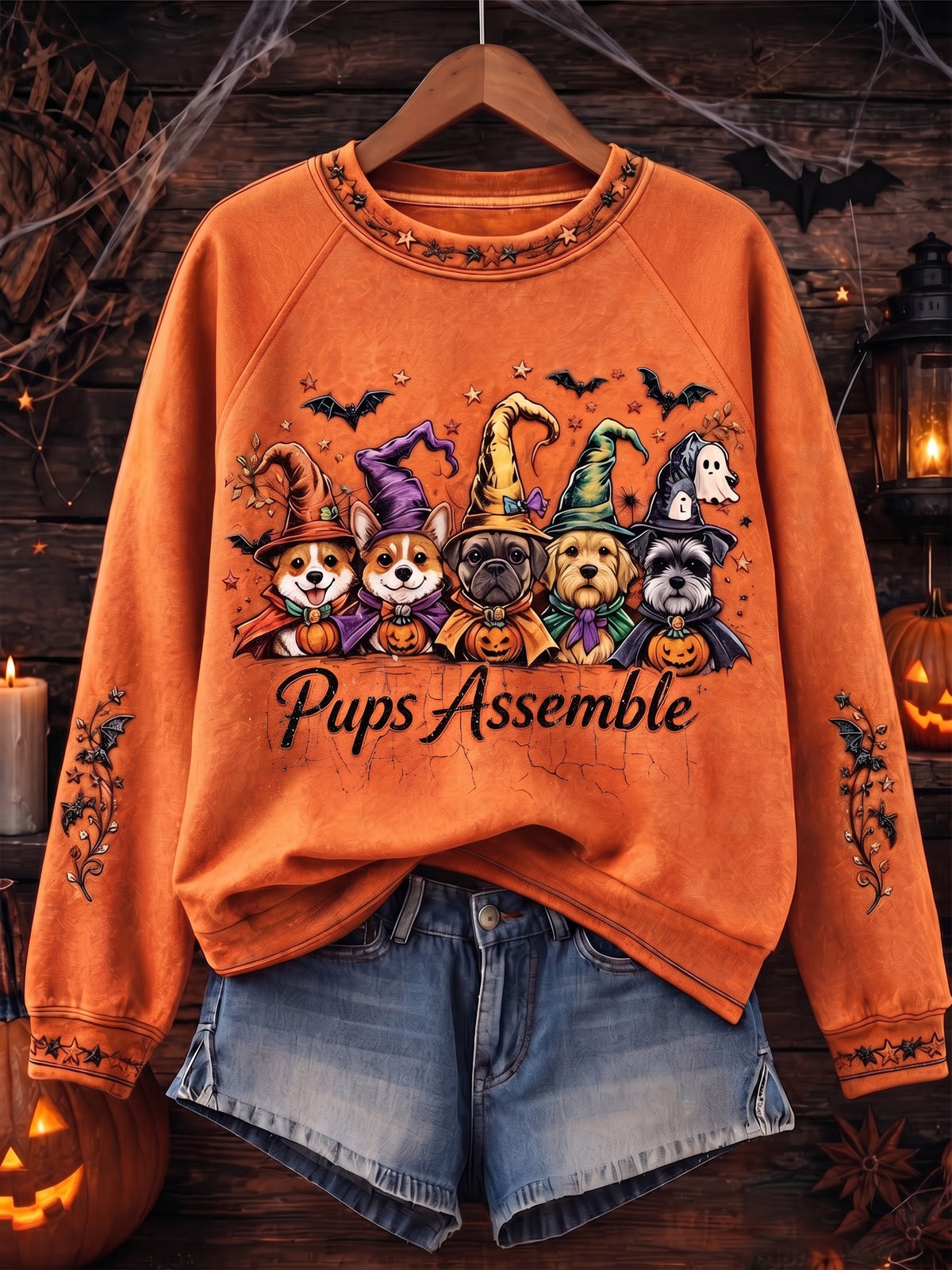 Halloween "pups Assemble" Sweatshirt