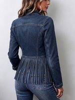 Boho Chic Vintage-inspired Denim Jacket