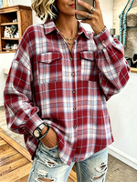 Cozy Oversized Plaid Shirt
