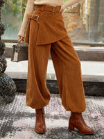 Pantaloni eleganti in velluto a coste