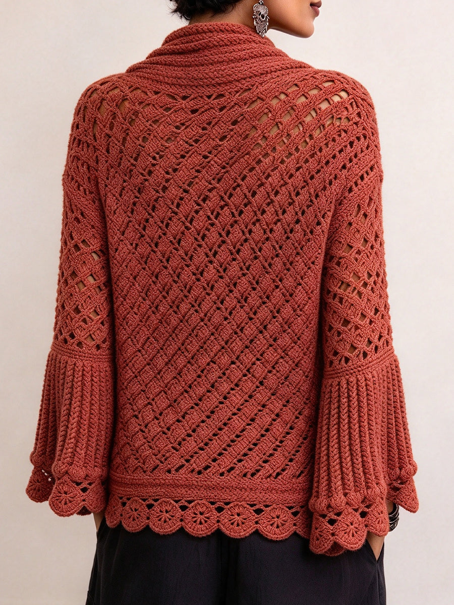 Stylischer Strick-Cardigan
