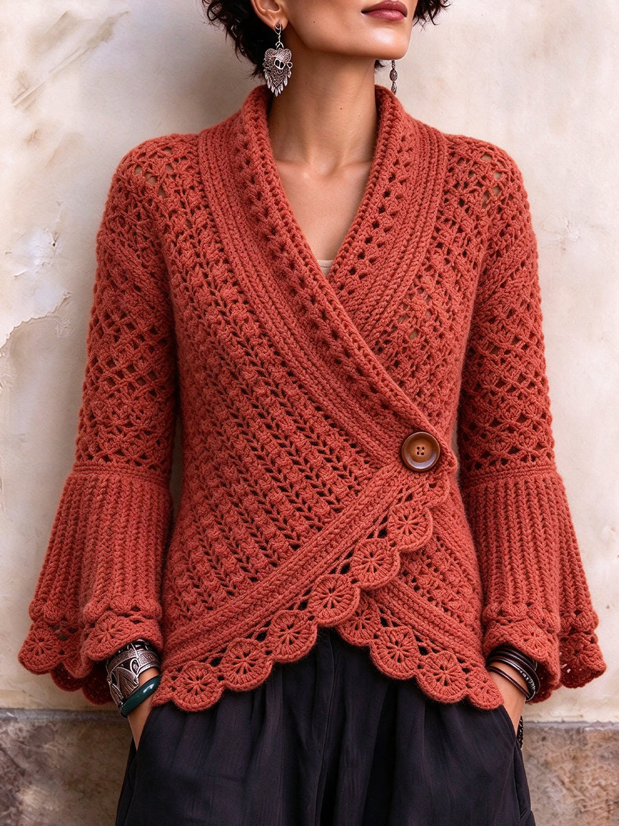 Stylischer Strick-Cardigan