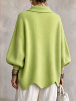 Cardigan in maglia con colletto e bottoni sul davanti