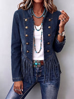 Boho Chic Vintage-inspired Denim Jacket