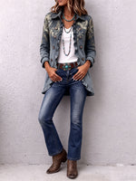 Casual Bootcut Stretch Flared Jeans
