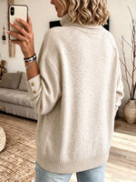 Cozy Turtleneck Knit Pullover