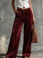 Pantalones anchos de pana de alta calidad