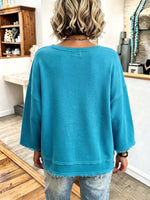 Cozy Vintage-style Washed Sweatshirt