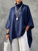 Chic Elegant Oversized Turtleneck Sweater