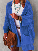 Cozy Casual Oversized Chunky Knit Open Front Cardigan
