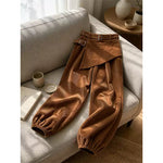 Pantaloni eleganti in velluto a coste
