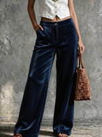 Pantalones anchos de pana de alta calidad