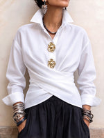 Camicia elegante e avvolgente sul davanti