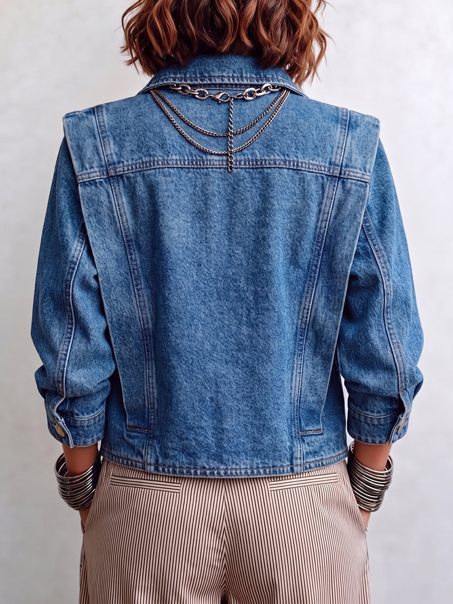 Deklara Ora-Butona Denim-Jako