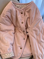 Casual Quilted Corduroy Jacket