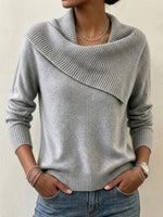 Slim-fit Collared Sweater With A Playful, Retro Vibe