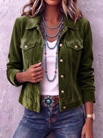 Boho Vintage-inspired Velvet Jacket