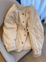 Casual Quilted Corduroy Jacket