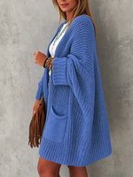 Cozy Casual Oversized Chunky Knit Open Front Cardigan